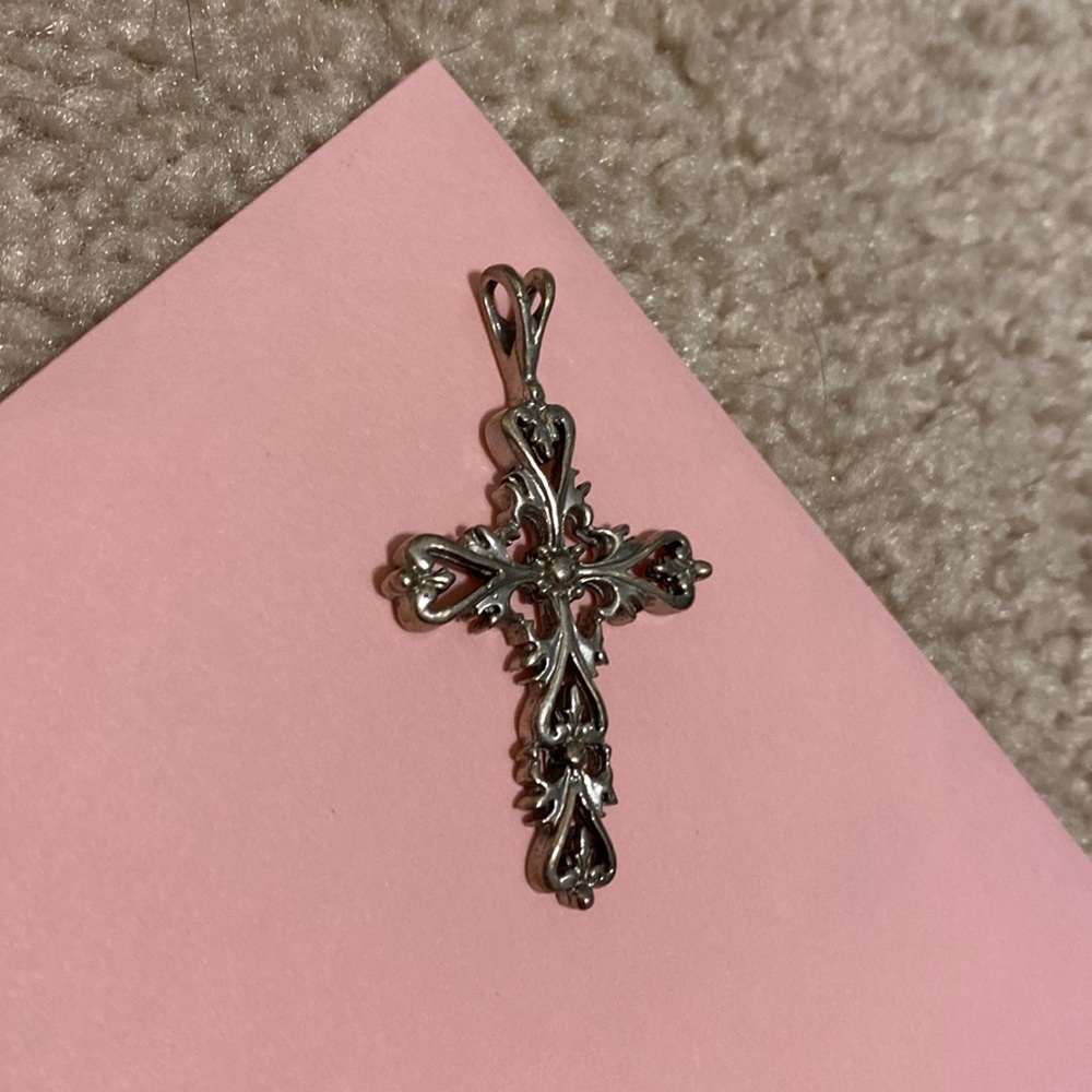 Sterling Silver cross charm
